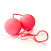Вагинальные шарики розового цвета - 0