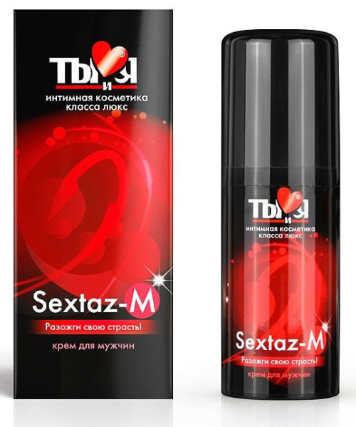 Крем Sextaz-m с возбуждающим эффектом для мужчин - 20 гр. - 0