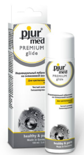 Гипоаллергенный силиконовый лубрикант pjur MED Premium glide - 100 мл. - 0