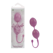 Розовые каплевидные вагинальные шарики L amour Premium Weighted Pleasure System - 1