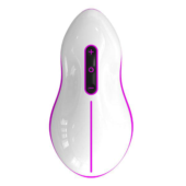 Бело-розовый вибростимулятор Mouse - 3