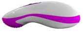 Бело-розовый вибростимулятор Mouse - 2