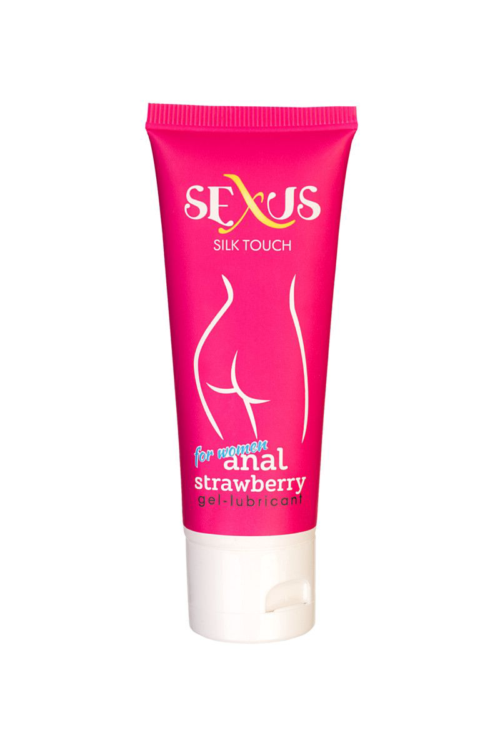 Анальный гель для женщин с ароматом клубники Silk Touch Strawberry Anal - 50 мл. - 0