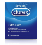Утолщённые презервативы Durex Extra Safe - 3 шт. - 0