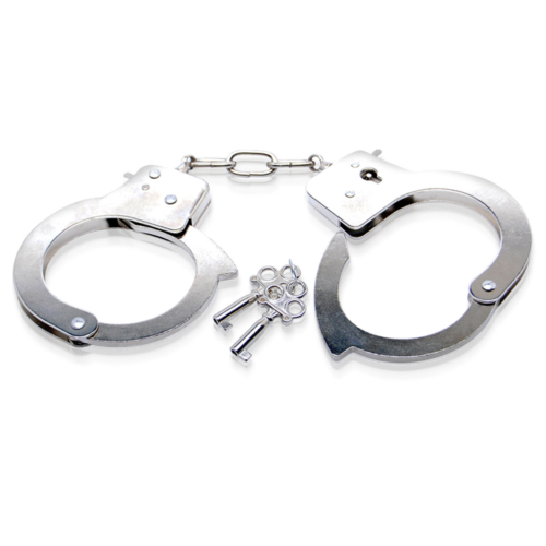 Металлические наручники Metal Handcuffs с ключиками - 0