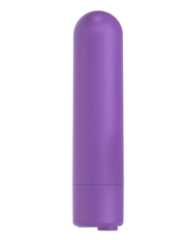 Фиолетовая вибропуля с пультом Rechargeable Remote Control Bullet - 7,62 см. - 4