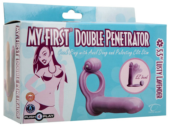 Насадка на пенис для двойного проникновения с вибрацией My First Double Penetrator - 1