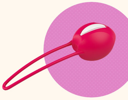 Красный вагинальный шарик Smartballs Uno - 0