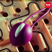 Фиолетовый вагинальный шарик Smartballs Uno - 1