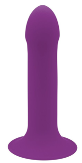 Фиолетовый дилдо на присоске HITSENS 6 - 13,5 см. - 0