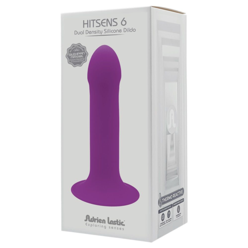 Фиолетовый дилдо на присоске HITSENS 6 - 13,5 см. - 1
