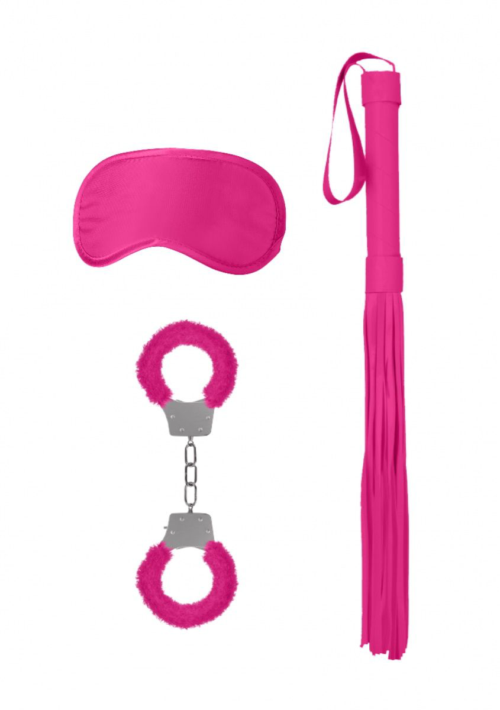 Розовый набор для бондажа Introductory Bondage Kit №1 - 0