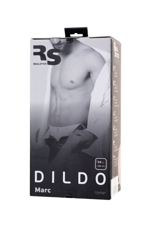 Телесный фаллоимитатор RealStick Elite DILDO Marc - 24 см. - 6