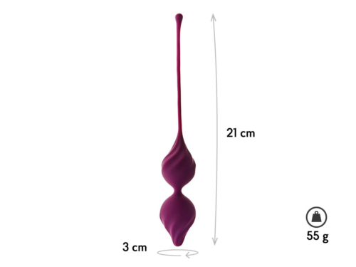 Фиолетовые вагинальные шарики Alcor - 1