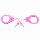 Металлические розовые наручники - 1