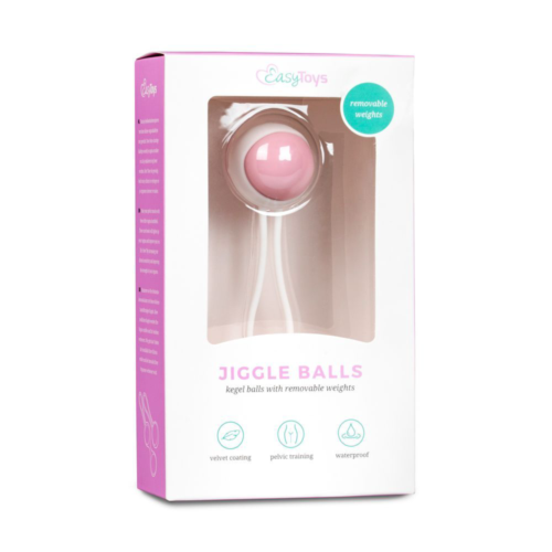Вагинальный шарик Jiggle Balls с петлёй - 2
