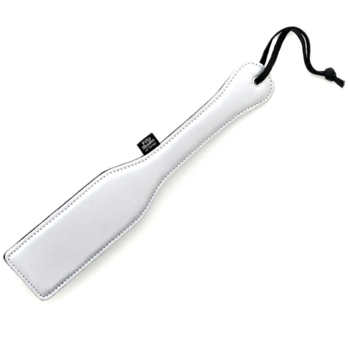 Двусторонняя сатиновая шлепалка Satin Spanking Paddle - 32 см. - 0