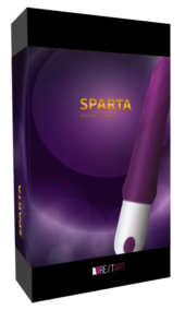 Фиолетовый гибкий рельефный вибратор Sparta - 23 см. - 3