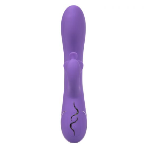 Фиолетовый вибромассажер Inflatable G-Flutter с функцией расширения - 21 см. - 6