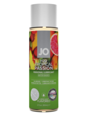 Лубрикант на водной основе с ароматом тропических фруктов JO Flavored Tropical Passion - 60 мл. - 0