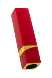 Красный вибратор-помада Pansies - 9 см. - 2
