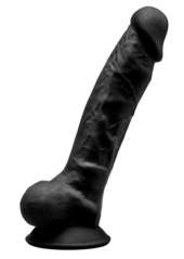 Черный фаллоимитатор на присоске MODEL 1 - 17,5 см. - 0