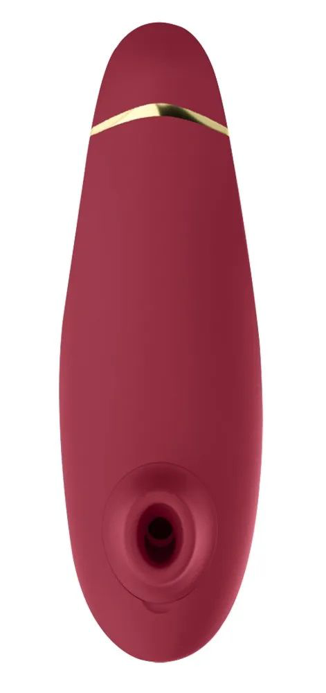 Бордовый клиторальный стимулятор Womanizer Premium 2 - 1