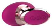 Ярко-розовый вибромассажер Couples Choice Massager - 1