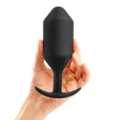 Черная анальная пробка для ношения B-vibe Snug Plug 6 - 17 см. - 3