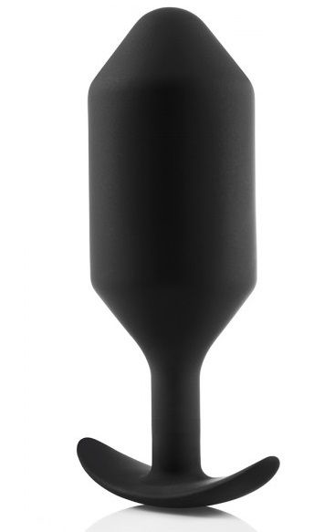 Черная анальная пробка для ношения B-vibe Snug Plug 6 - 17 см. - 0