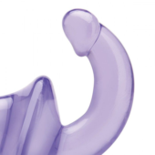 Фиолетовый безремневой страпон Strapless Strap-On - 1
