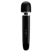 Черный вибратор-жезл Charming Massager Plus - 29 см. - 0