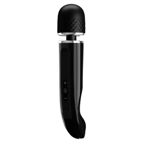 Черный вибратор-жезл Charming Massager Plus - 29 см. - 3