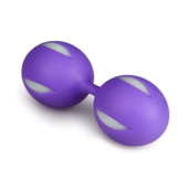 Фиолетовые вагинальные шарики Wiggle Duo - 1