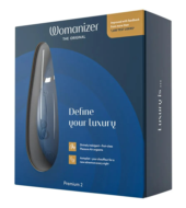 Синий клиторальный стимулятор Womanizer Premium 2 - 5