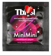 Женский сужающий гель-лубрикант MiniMini в одноразовой упаковке - 4 гр. - 0