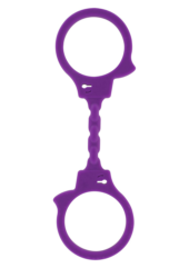 Фиолетовые эластичные наручники STRETCHY FUN CUFFS - 0