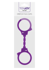 Фиолетовые эластичные наручники STRETCHY FUN CUFFS - 1