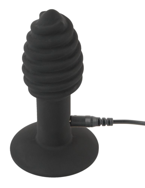 Черная анальная вибропробка Twist Butt Plug - 10,7 см. - 4