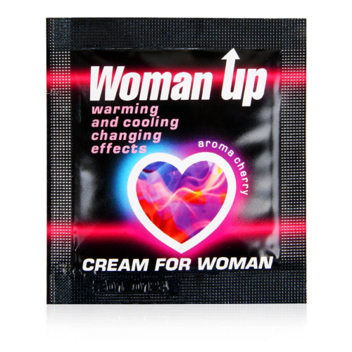 Возбуждающий крем для женщин с ароматом вишни Woman Up - 1,5 гр. - 0
