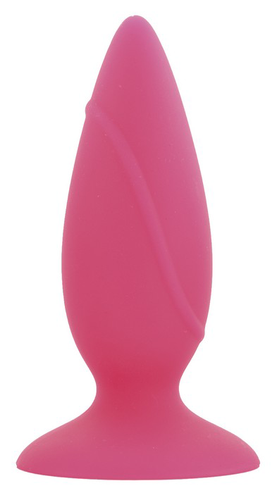 Конусообразная анальная пробка POPO Pleasure розового цвета - 9 см. - 1