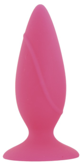 Розовая анальная пробка POPO Pleasure - 10 см. - 1
