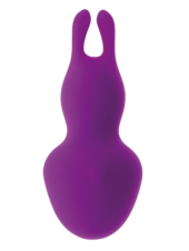 Клиторальный вибратор в форме фиолетовой медузы JOJO Jellyfish - 10,2 см. - 1