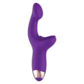 Фиолетовый массажёр для G-точки G-Spot Pleaser - 19 см. - 0