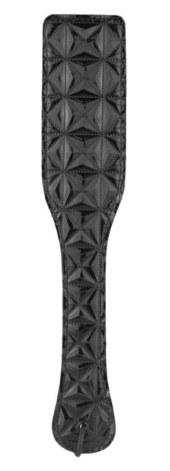 Чёрный пэддл с геометрическим узором - 32 см. - 0