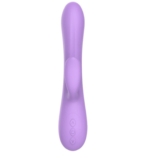 Фиолетовый вибратор-кролик Purple Rain - 23 см. - 2
