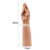 Рука для фистинга 13.5 King Size Realistic Magic Hand - 35 см. - 1
