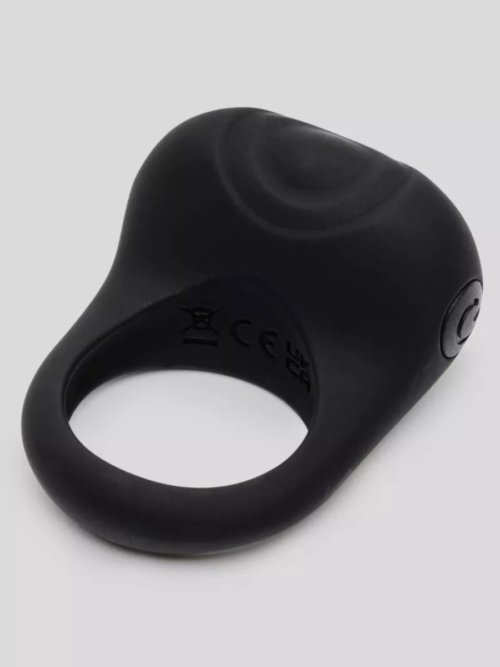 Черное эрекционное виброкольцо Sensation Rechargeable Vibrating Love Ring - 1
