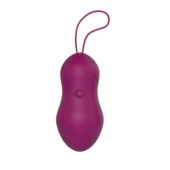 Сливовое вагинальное виброяйцо AN Fruit с пультом ДУ - 0