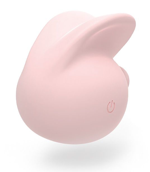 Розовое яичко-зайчик Bunny Vibro Egg - 0